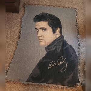 Elvis Presley Woven Throw Blanket